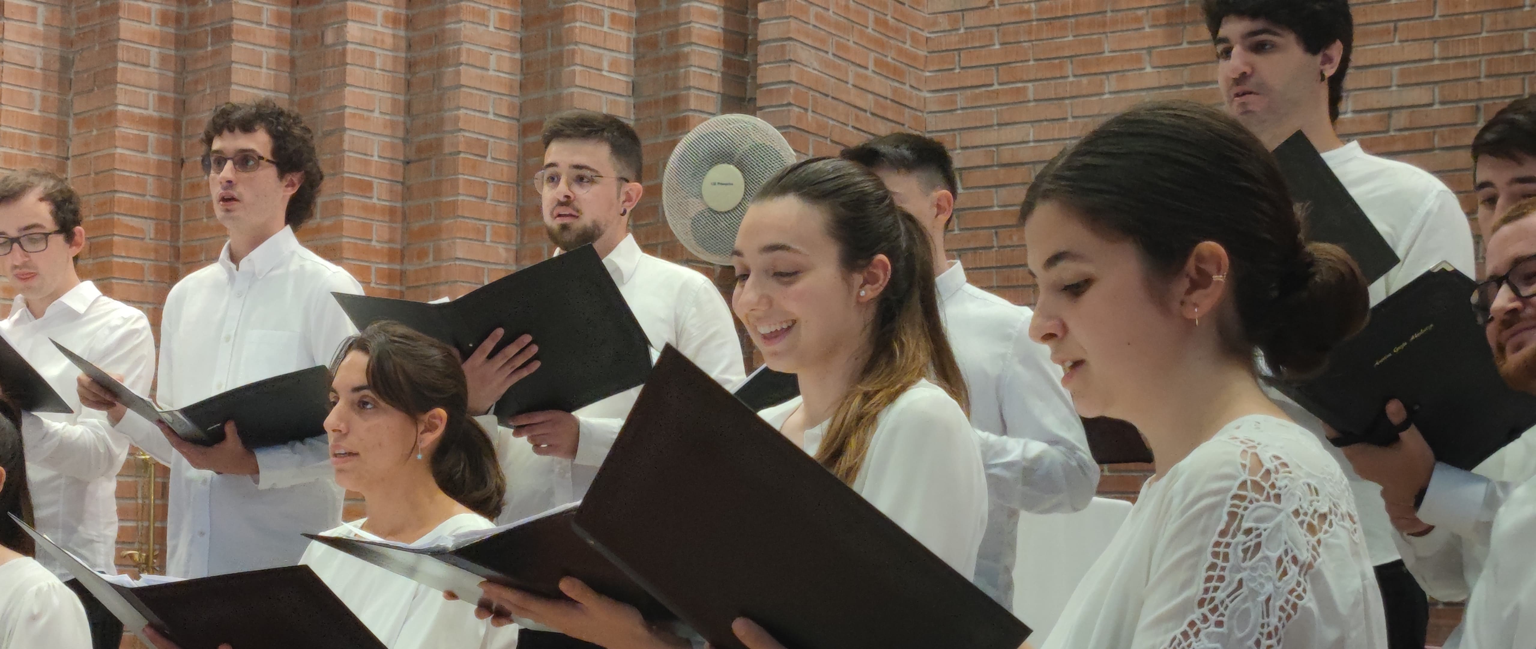 Coro juvenil en Irun de la Comarca del Bidasoa